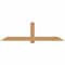 Ekena Millwork Eugene Smooth Timber Gable Bracket, Western Red Cedar, 84"W x 24"H x 1 1/2"D x 5 1/2"F, 7/12 Pitch GBW084X24X0206EUG00SWR - alternate 1